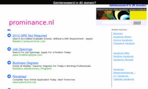 Prominance.nl thumbnail