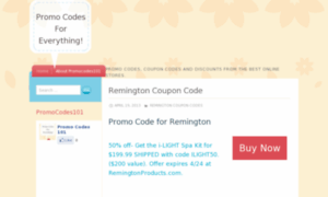 Promocodes101.wordpress.com thumbnail