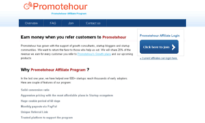 Promotehour.postaffiliatepro.com thumbnail