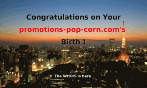 Promotions-pop-corn.com thumbnail