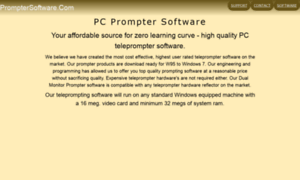 Promptersoftware.com thumbnail