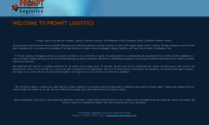 Promptlogistics.net thumbnail