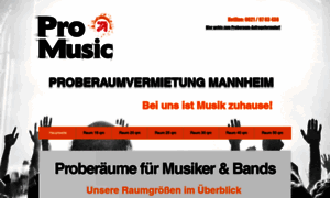 Promusicmannheim.de thumbnail