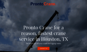 Prontocranehouston.com thumbnail