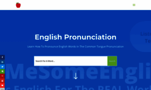 Pronunciation.givemesomeenglish.com thumbnail
