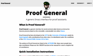Proofgeneral.inf.ed.ac.uk thumbnail