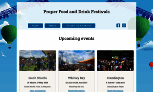 Properfoodanddrinkfestivals.co.uk thumbnail