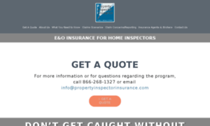 Propertyinspectorinsurance.com thumbnail