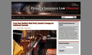 Propertyinsurancelawobserver.com thumbnail