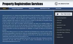 Propertyregistrationservices.co.in thumbnail
