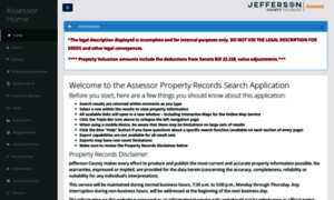 Propertysearch.jeffco.us thumbnail