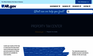 Propertytax.ark.org thumbnail
