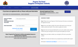 Propertytax.bdabangalore.org thumbnail