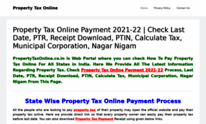 Propertytaxonline.co.in thumbnail