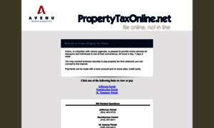 Propertytaxonline.net thumbnail