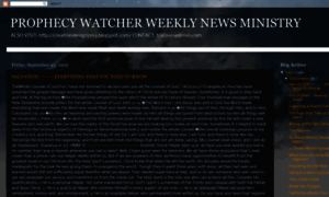 Prophecy-watcher-weekly-news.blogspot.in thumbnail
