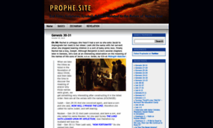 Prophesite.wordpress.com thumbnail