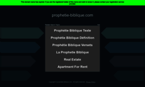 Prophetie-biblique.com thumbnail