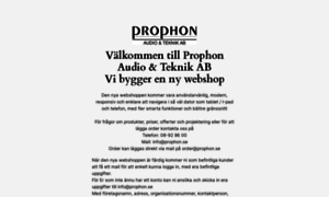 Prophon.se thumbnail