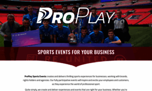 Proplaysportsevents.com thumbnail
