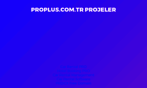 Proplus.com.tr thumbnail