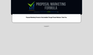 Proposalmarketingformula.com thumbnail