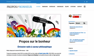 Propossurlebonheur.com thumbnail