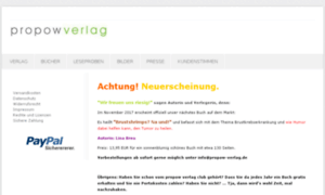 Propow-verlag.de thumbnail