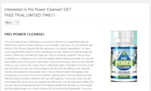 Propowercleansetry.com thumbnail