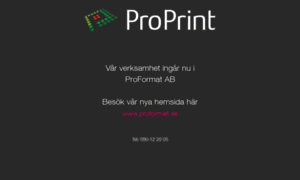 Proprint.se thumbnail