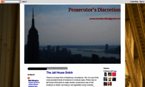 Prosecutorsdiscretion.blogspot.com thumbnail