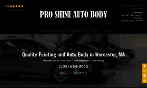 Proshineautobody.com thumbnail