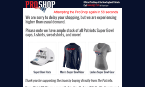 Proshopcache.patriots.com thumbnail