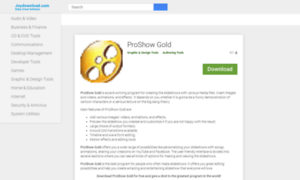 Proshow-gold.joydownload.com thumbnail