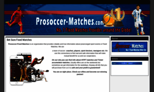 Prosoccer-matches.com thumbnail