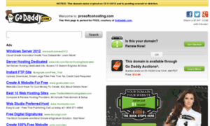 Prosoftcohosting.com thumbnail