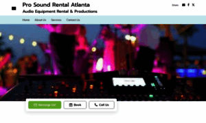 Prosoundrentalofatlanta.com thumbnail