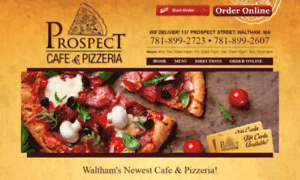 Prospectcafepizza.com thumbnail