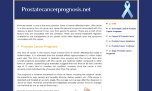 Prostatecancerprognosis.net thumbnail