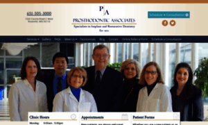 Prosthodonticassociatesmn.com thumbnail