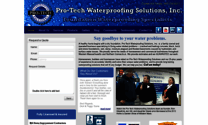 Protechwaterproofing.com thumbnail