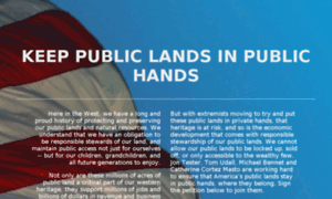 Protect-public-lands.com thumbnail