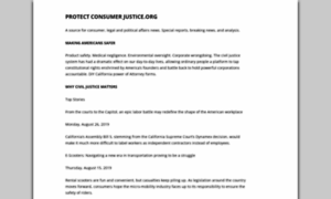 Protectconsumerjustice.org thumbnail