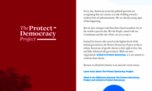 Protectdemocracyproject.org thumbnail