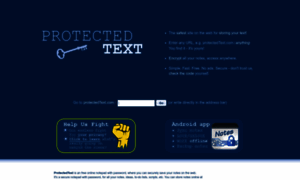 Protectedtext.com thumbnail