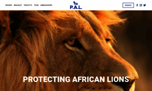 Protectingafricanlions.org thumbnail