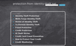 Protection-from-identity-theft.net thumbnail