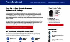 Proteinpowder.net thumbnail