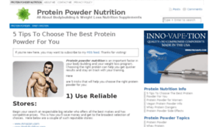 Proteinpowdernutrition.net thumbnail