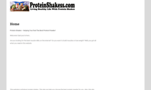 Proteinshakess.com thumbnail